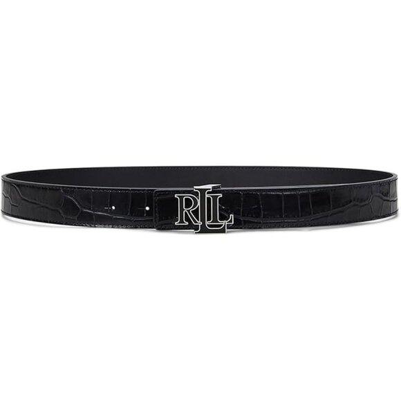 Logo Reversible Crocodile Embossed Belt - Picture 1 of 4